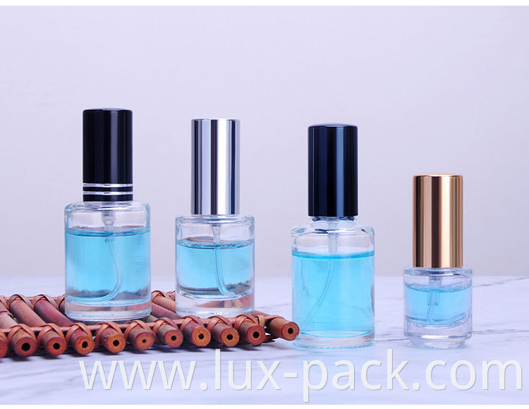 Customized 4ml 5ml 6ml 7ml Perfume Oil Spray Bottle Screw Black Plastic Lid Cosmetic Containers
